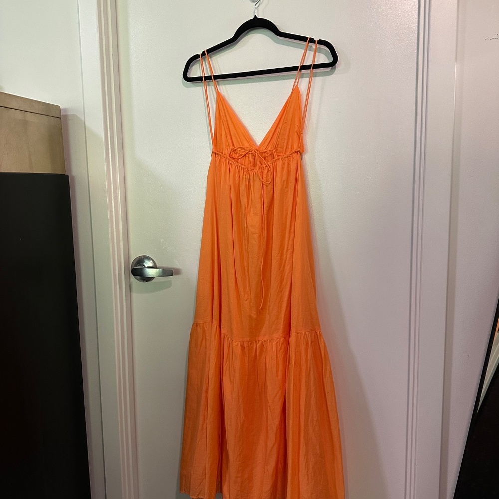 Faithful the Brand Wilonna Midi Dress - Mango - Picture 5 of 10